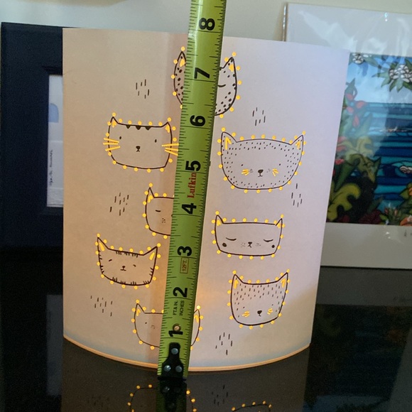Novelty paper lamp cats, batteries operated mood! - Picture 9 of 17